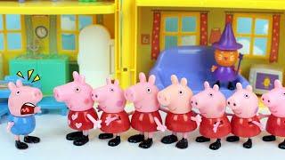 Peppa Pig Português Brasil  As irmãs de Pig George  Desenhos Animados