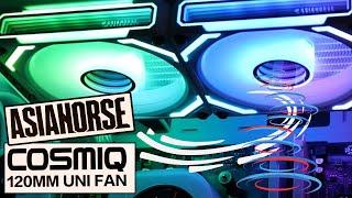 Budget Alternative to CORSAIR Thermaltake and Lian Li? Check out the AsiaHorse COSMIQ UNI FAN 120