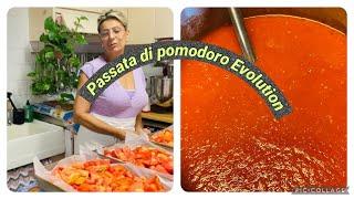 Passata di pomodoro Evolution. Fare la passata in meno tempo e meno lavoro ￼