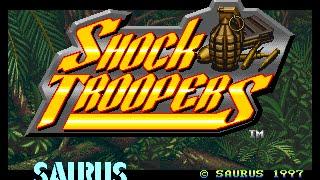 60FPS Shock Troopers ショックトルーパーズ Arcade - ALL Clear - 1CC - 37768300 pts - MARP BBH