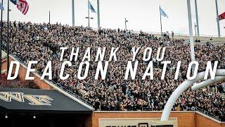 Thank You Deacon Nation