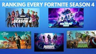 Ranking Every Fortnite Season 4...