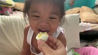 Baby Boy eating boiled EGG  MINARDI CHEVELLE