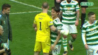 Celtic 3-1 Hibs  Post match celebrations