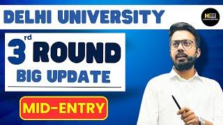 DU Third round  Admission 2024  csas portal  cuet ug admission update  By Amit Choudhary Sir