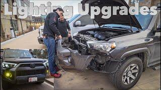 Upgrading 4RUNNER LIGHTS & Raptor got DITCH LIGHTS  Lasfit and Alpharex