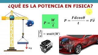 Qué es la Potencia Mecánica?