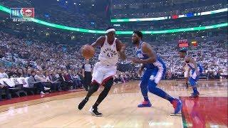 Pascal Siakam DANCES on Joel Embiid - Game 2   76ers vs Raptors  2019 NBA Playoffs