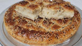 طريقة تحضير خبز المشطاح او خبز رمضان او الخبز التركي Best Vegan Mushtah Turkish Bread Recipe
