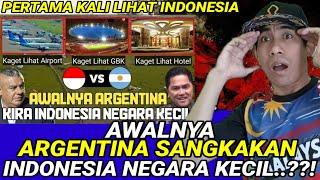 Awalnya Kira Indonesia Negara Kecil ‼️ Begini Kagetnya Argentina Saat Pertama Kali Lihat Indonesia 