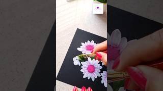 Beautiful Pink and white flowers #artbideo #artwork #viral #artwork