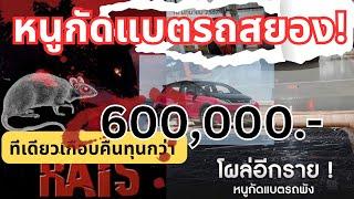 หนูกัดรถพัง ประกันเกือบให้คืนทุนกว่า 600000 บาท รับมือยังไงดี?#evcar #byd#ประกัน#แบตเตอรี่