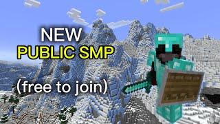 Public Minecraft SMP free to join Java and Bedrock