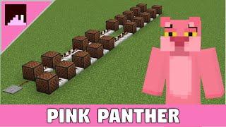 The Pink Panther Theme Minecraft Noteblock Tutorial  Minecraft Noteblock Doorbell Tutorial