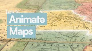 How To Animate Maps After Effects Tutorial