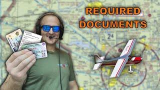 What Documents are Required for Flight? PPL Lesson 52