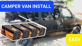 MASSIVE 800AH Camper Van BATTERY BANK