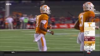 Josh Dobbs 6-yard rushing touchdown - Virginia Tech vs Tennessee