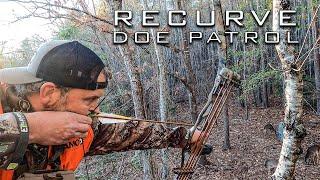 Traditional Bow Hunt Whitetail w a RECURVE