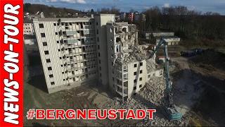 Bergneustadt Hochhaus Abriss  Breslauer Strasse Hackenberg 30.03.2017 Oberbergischer Kreis