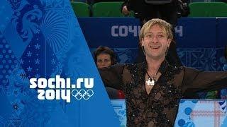 Evgeny Plyushchenko Wows His Home Crowd - Figure Skating Team Event  Sochi 2014 Winter Olympics