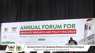 Annual Forum for Graduate Research Policy Dialogue - Day 2 Plenary Session 26th April 2-24