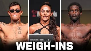 Cannonier vs Borralho Fighter Weigh-Ins  UFC Vegas 96