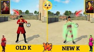 OLD K VS NEW K ABILITY TEST FREE FIRE  GARENA FREE FIRE