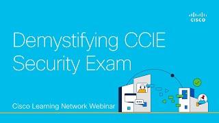 Demystifying CCIE Security Exam Revision Preparation and Programmability