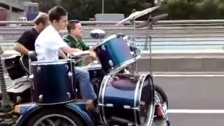 Russian Driving Rock Band   Very Funny   2013  HD