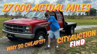27000 Actual Miles Small city auction. Why so cheap???