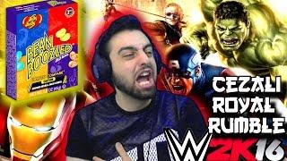 WWE 2K16 Cezali Royal Rumble  Igrenc Sekerler Bean Boozled  Süper Kahramanlar  Ps4
