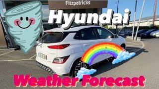 How to check the weather forecast with Hyundai BlueLink Screen #hyundai #bluelink #weatherforecast