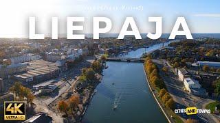 Liepāja Latvia  in 4K Video by Drone ULTRA HD - Flying over Liepaja Latvia