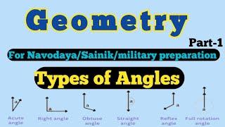 Lines and angles type of anglesmathsSainik schoolnavodaya #maths #geometry