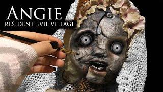 Sculpting Angie the Doll Resident Evil Village Donna Beneviento Angie Sculpture Clay Art Doll