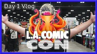 LA Comic Con 2021  LA Convention Center. Day 1 Vlog & Experience.  Media Day Cosplay and Vendors.