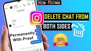 How To Delete Instagram Chat From Both Sides Permanently 2024 100% worked With Proof 