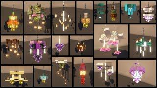 20 Minecraft Chandelier Design Ideas  Ceiling Light Build Hacks