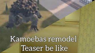 Kamoebas Remodel Teaser in KU be like - Kaiju Universe Meme