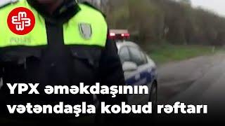 YPX əməkdaşı Ruslan Vəliyev vətəndaşla kobud danışır