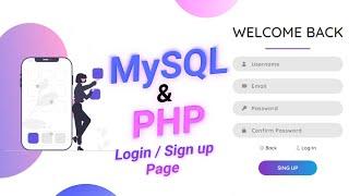 Create Ragistration & Login form Php MySQL with logout & Login session  Part 1 #php #mysql