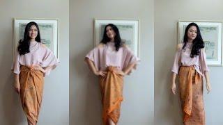 4 Easy Ways To Wear a Kain Batik  GemmaDelicia