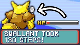 Pokemon Emerald but my Pokemon take damage EVERY STEP I TAKE