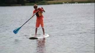 Paddle Boarding in Ocean Shores