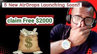 Claim free money from these 5 free Airdrops App  make money online.