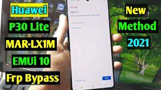 Huawei P30 Lite MAR-LX1M Frp BypassGoogle Account Unlock Emui 10 Android 10 Q  Without PC