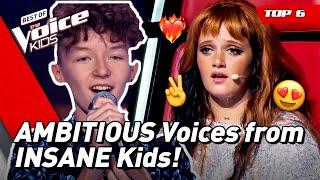 Most AMBITIOUS Blinds from The Voice Kids    Top 6