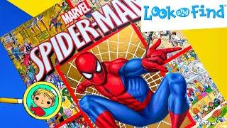 Marvel Spiderman Look & Find Puzzle Book Game  Super Fun 