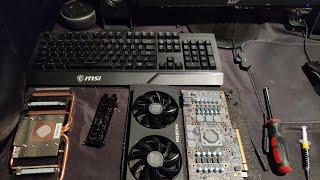 RX 6700 XT PowerColor Figther TeardownReassemble + Thermal Paste Replacement